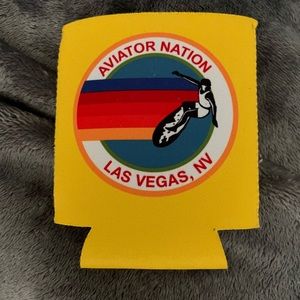 Aviator Nation beer coozie